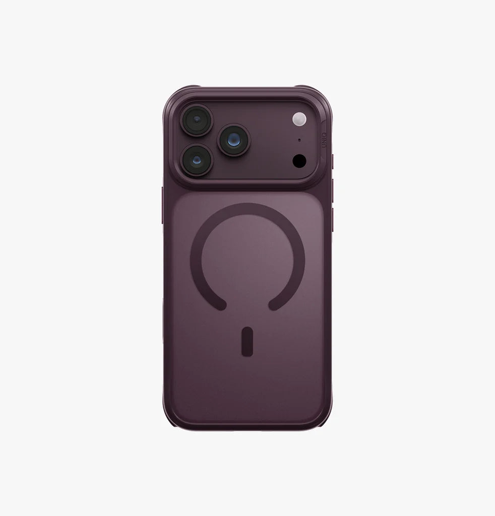 Carcasa Uniq Veren AF Hybrid Magsafe iPhone 18 Pro Max - Vino - OPEN BOX - NUEVA PERO SIN EMPAQUE
