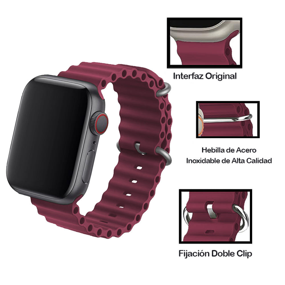 Correa de Silicona Oceano Apple Watch
