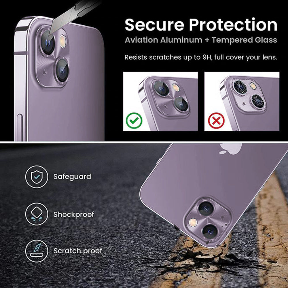Protector De Aluminio Cámara iPhone 14 / 14 Plus