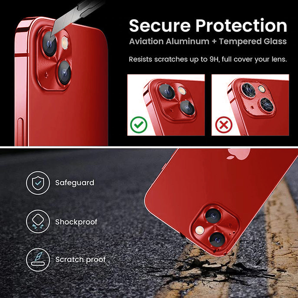 Protector De Aluminio Cámara iPhone 14 / 14 Plus