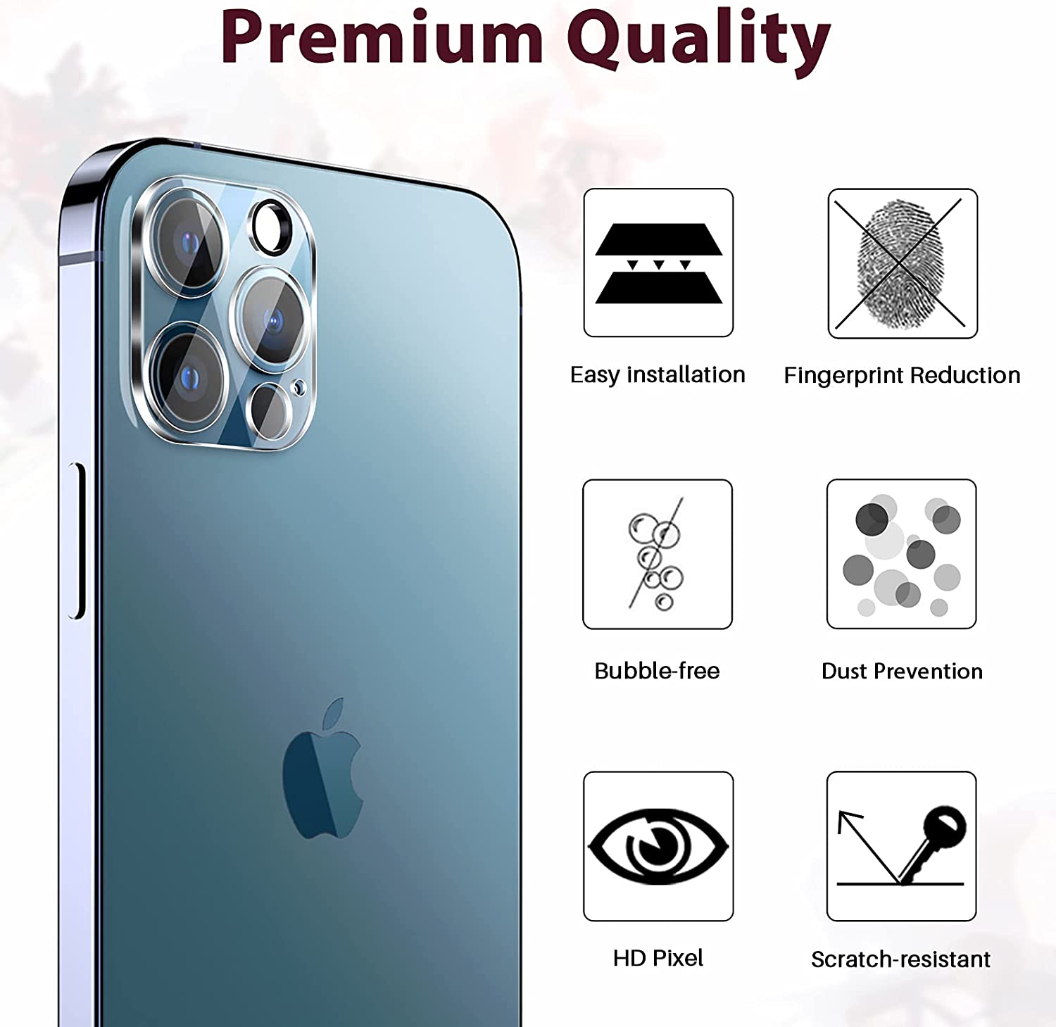 Protector De Vidrio Cámara iPhone 14 Pro / 14 Pro Max