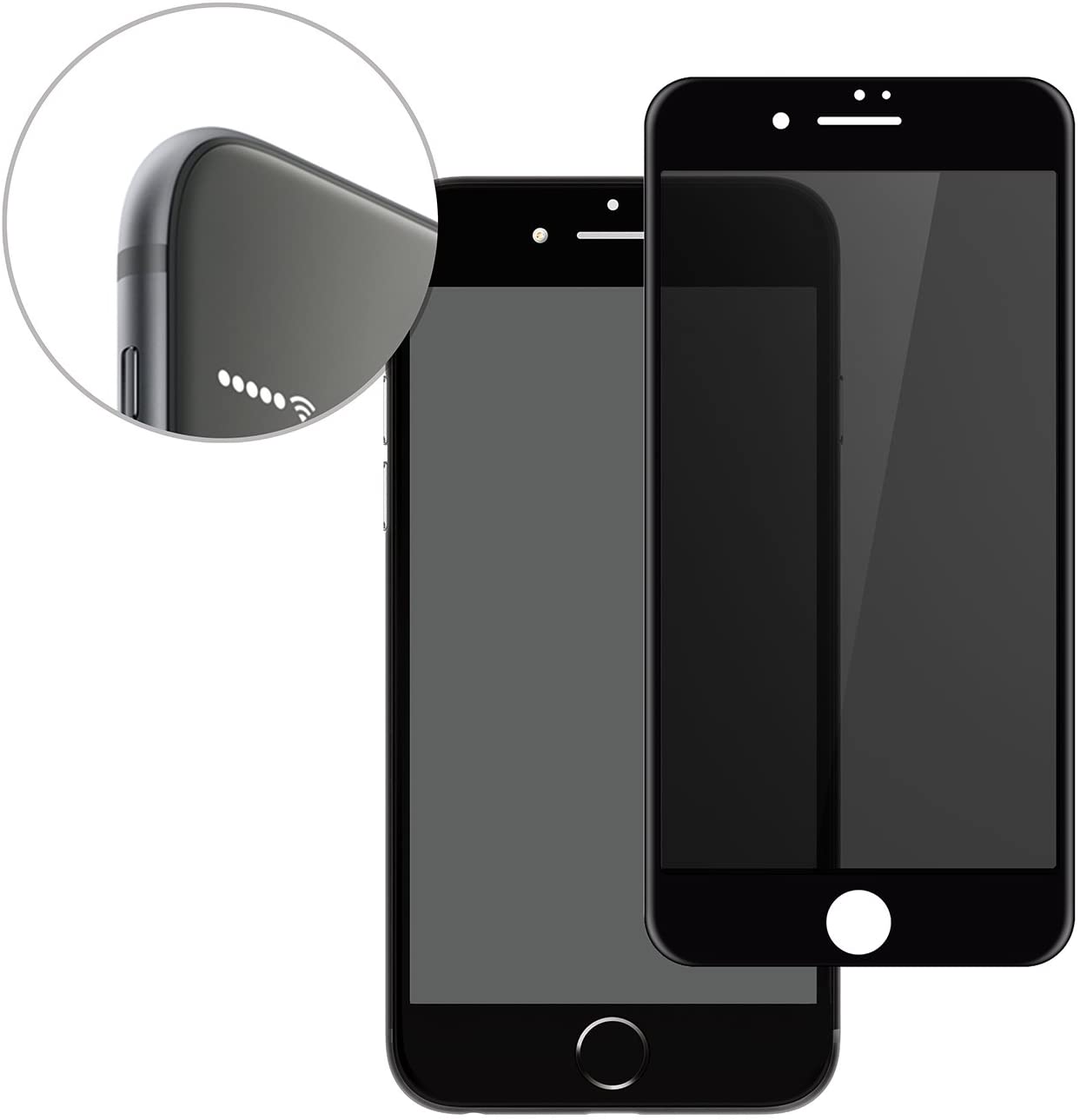 Lámina Antiespía King Kong de Vidrio Templado 3D iPhone 7 - 8 - SE 2020