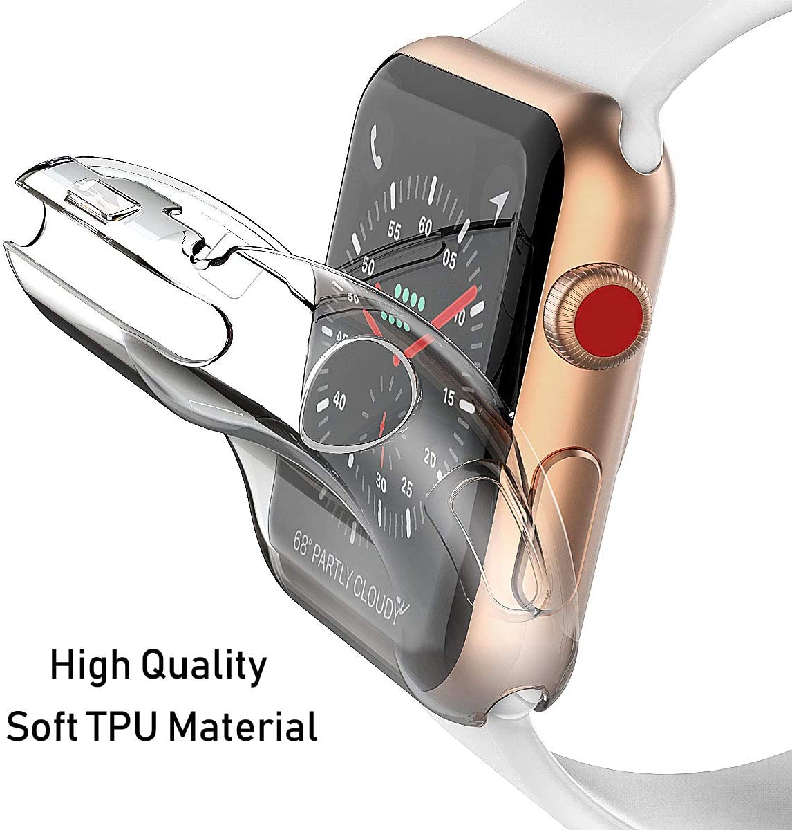 Carcasa Silicona Transparente Apple Watch