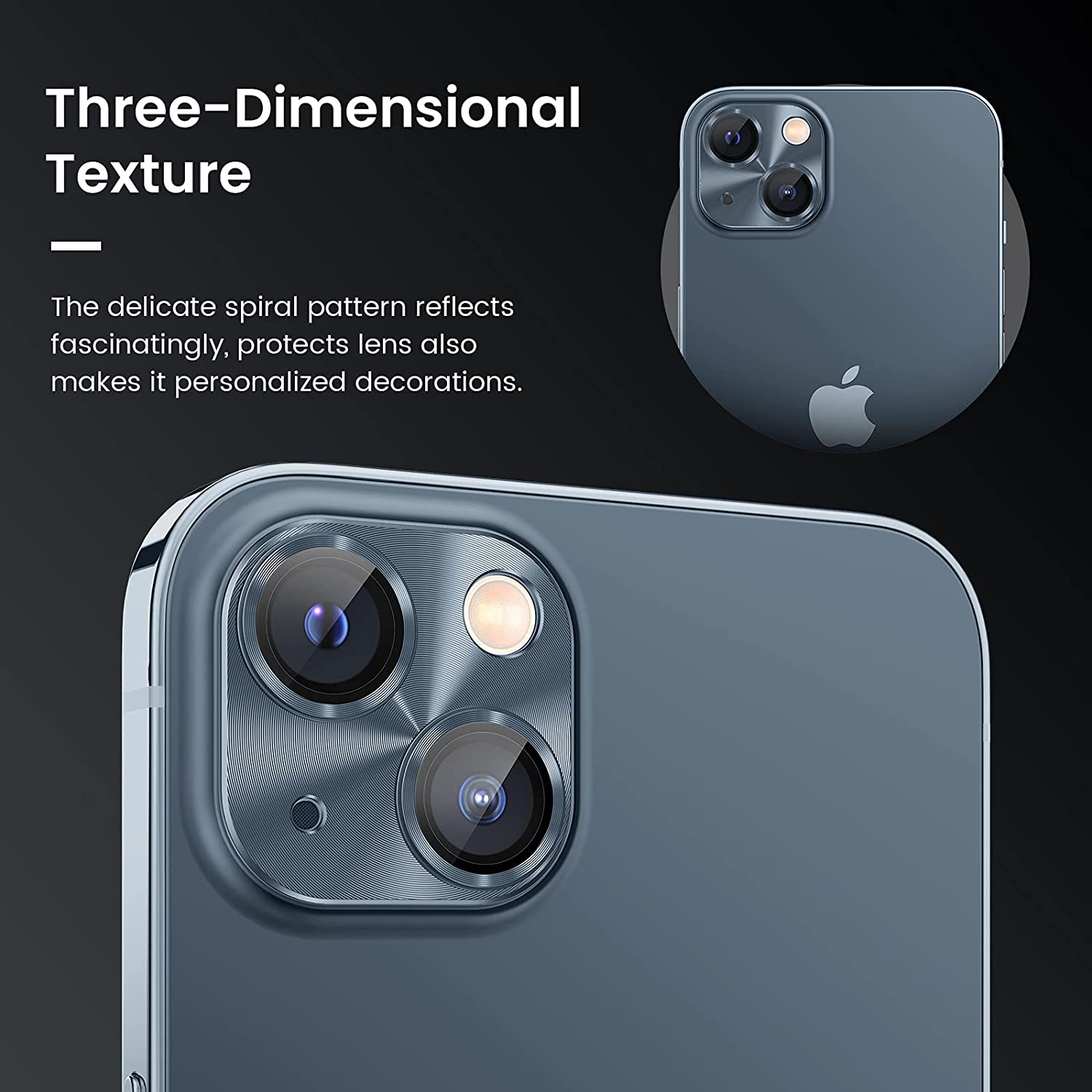 Protector De Cámara De Aluminio iPhone 13 Mini / 13 Normal