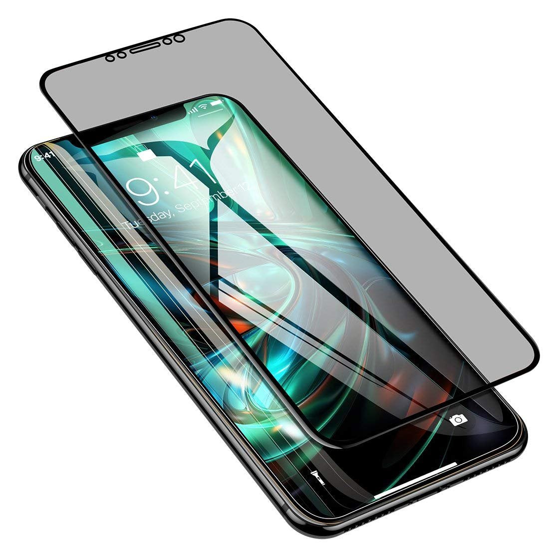 Lámina Antiespía de Vidrio Templado 3D iPhone X - XS