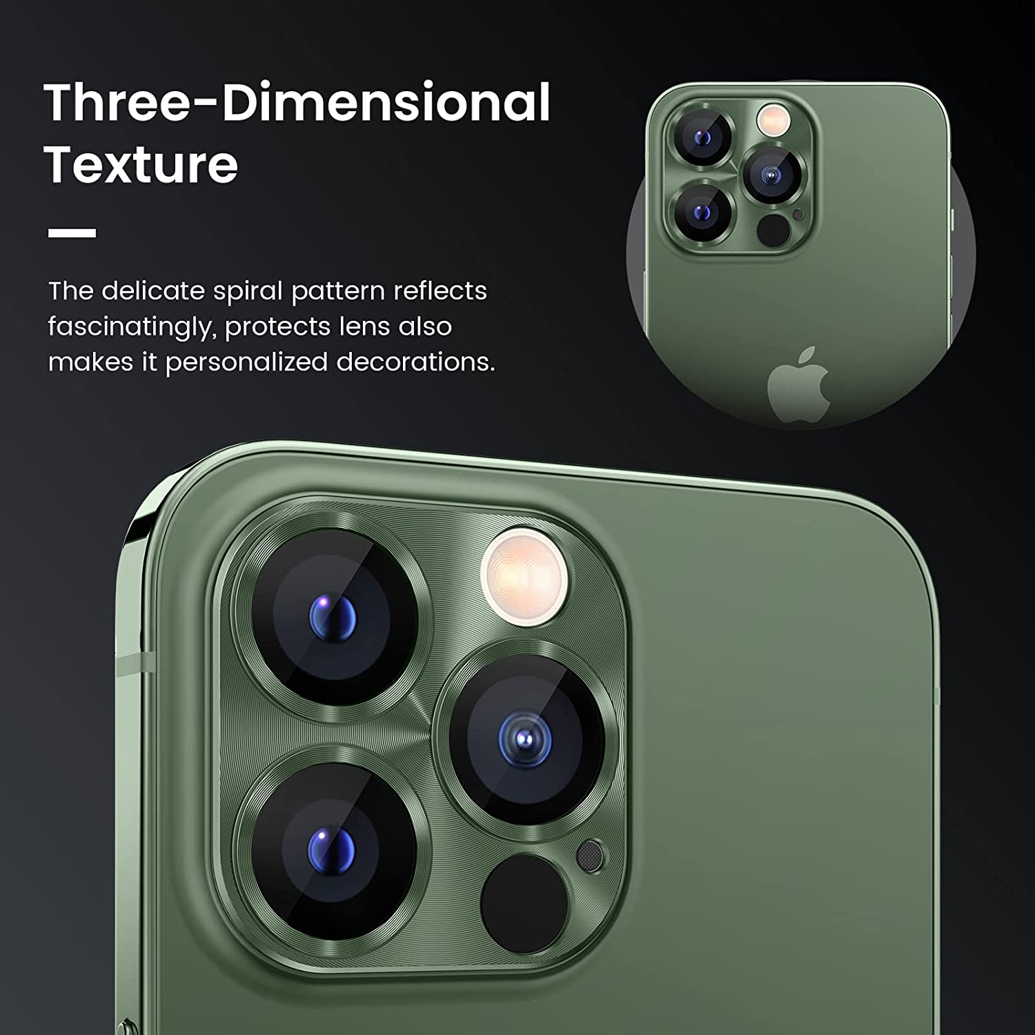 Protector De Cámara De Aluminio iPhone 13 Pro / 13 Pro Max