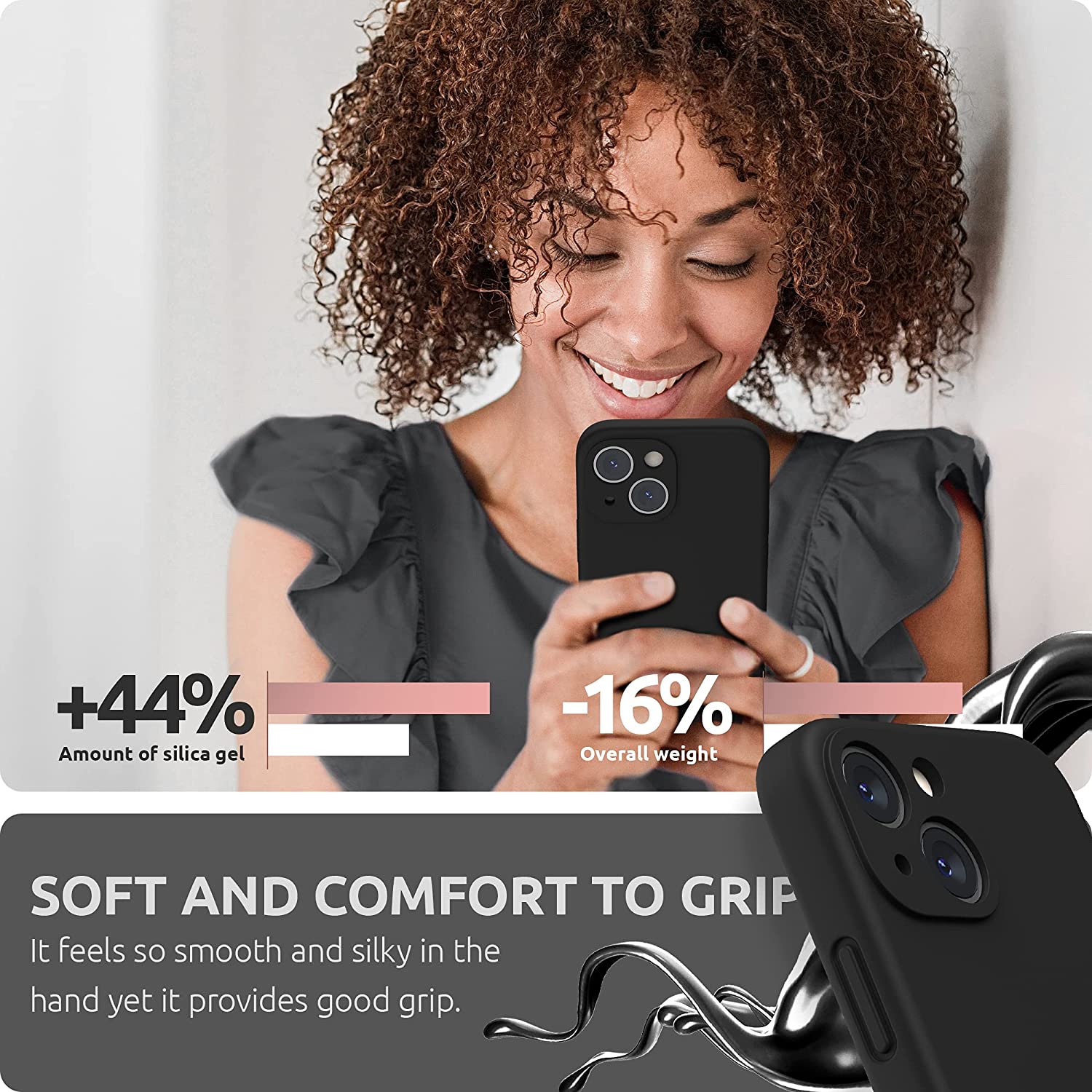 Carcasa Silicona Full para iPhone 14 Plus