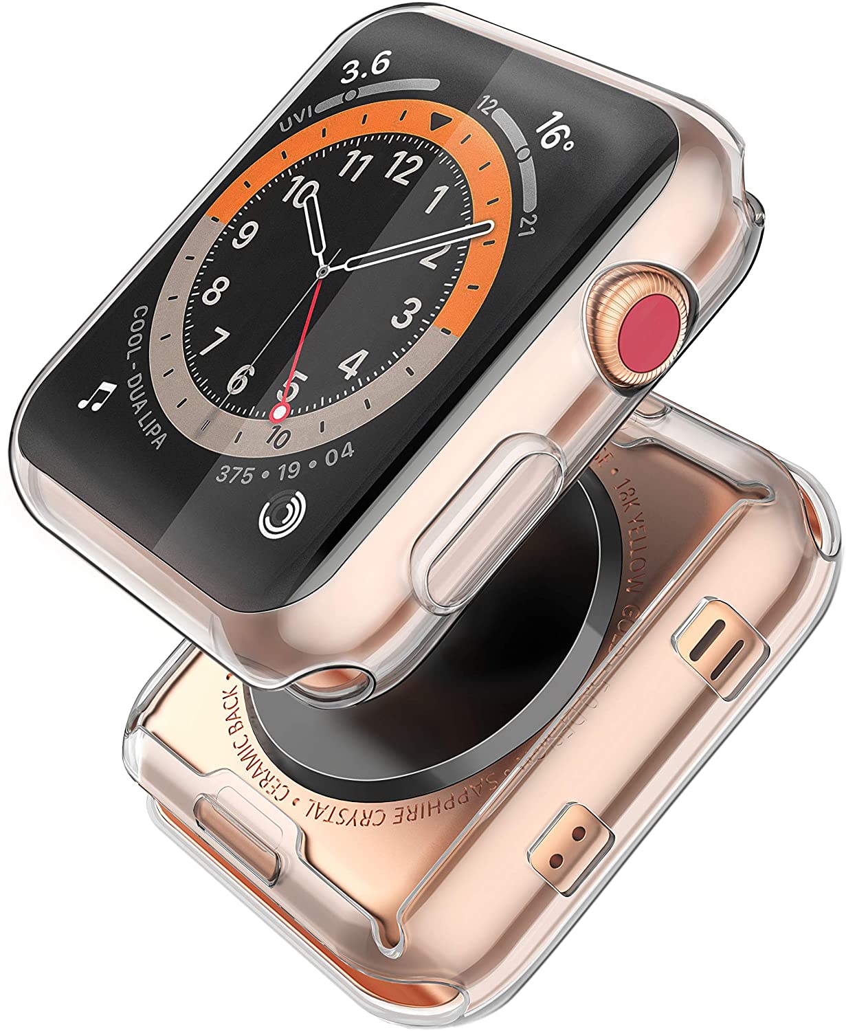 Carcasa Silicona Transparente Apple Watch