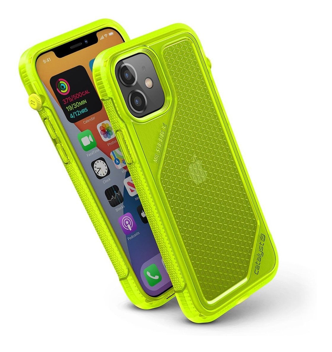 Carcasa Catalyst Vibe Series iPhone 12 / 12 Pro - Amarillo Neon