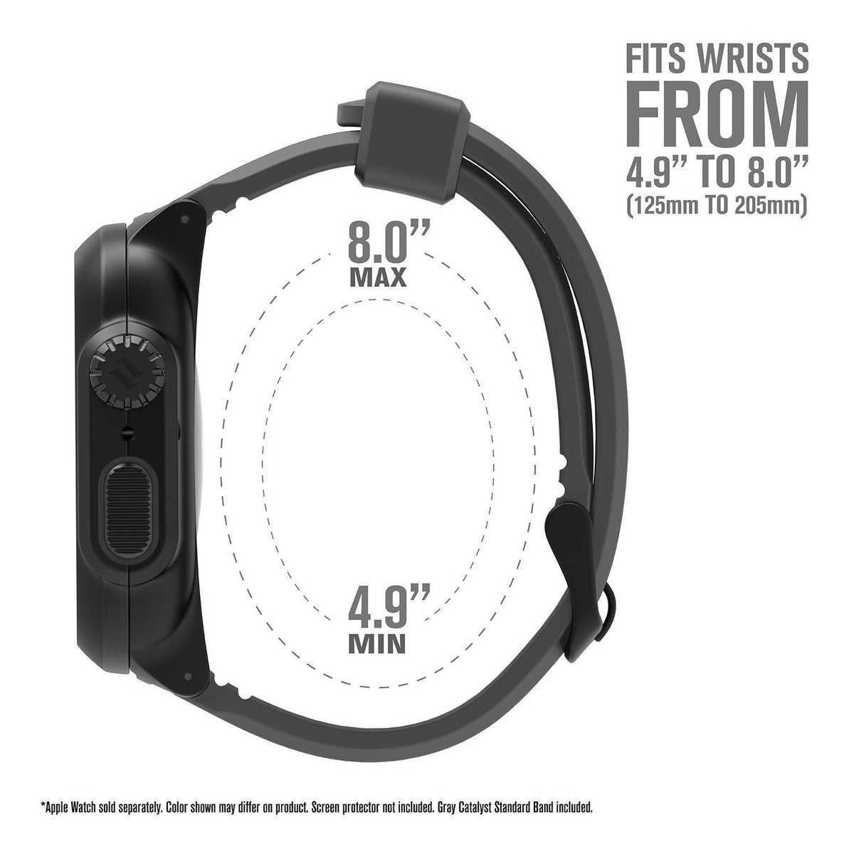 Correa + Carcasa Catalyst Waterproof Sumergible Apple Watch 42 MM - Negra