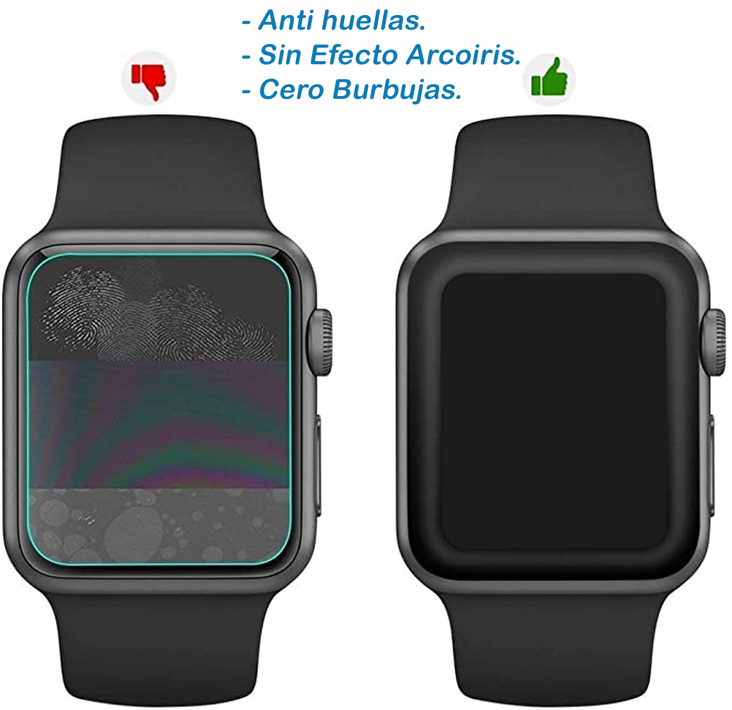 Lamina De Vidrio Templado Apple Watch 41 MM