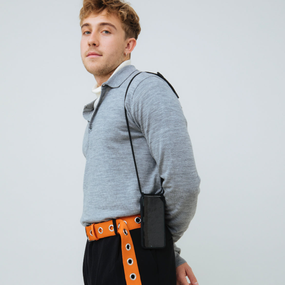 Carcasa de Silicona iPhone con Cinta / Cordon Ajustable iPhone 11 Pro