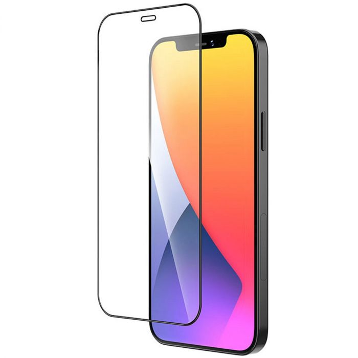 Lámina Vidrio Templado Full 3D Completa 21D iPhone 12 Pro Max