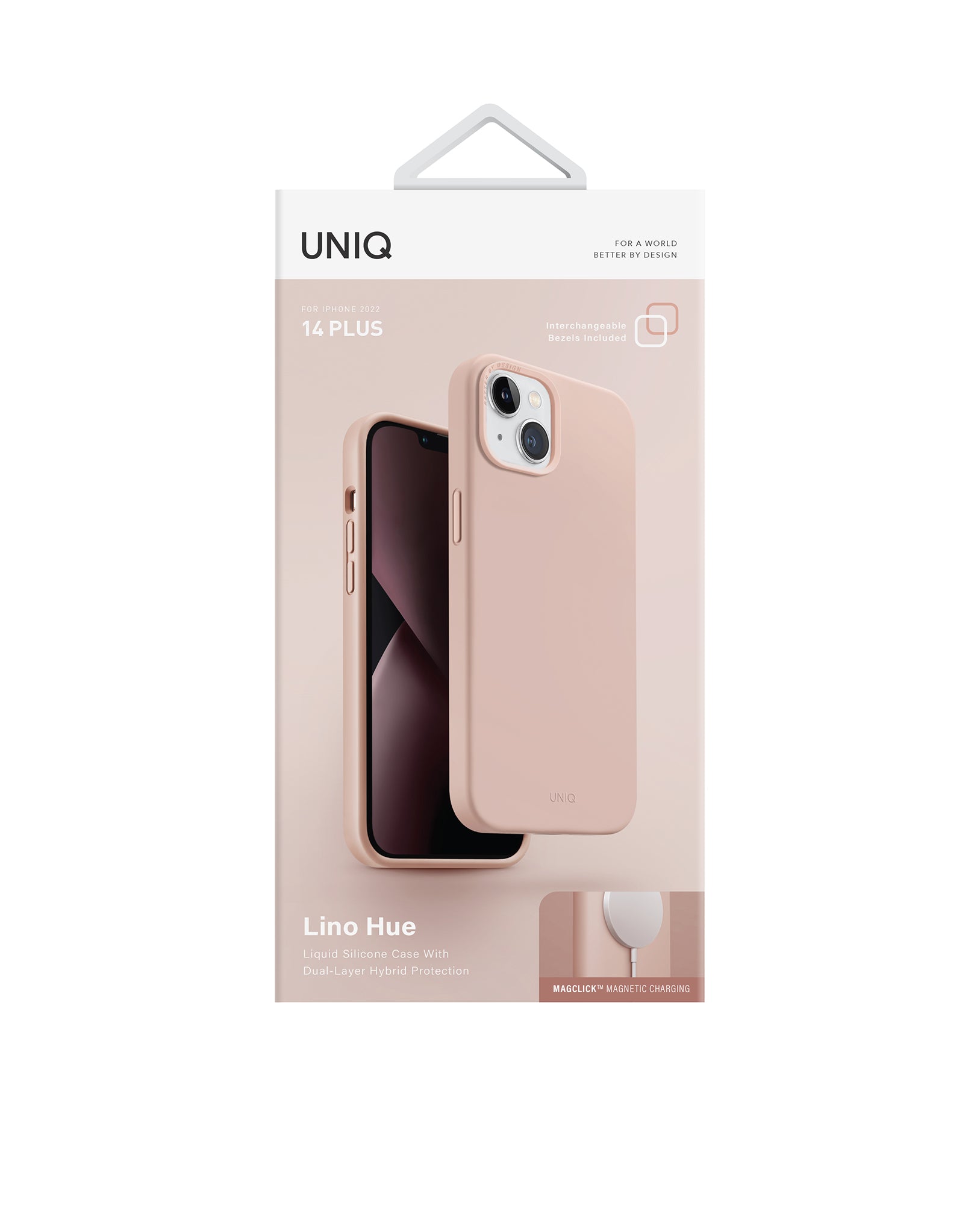 Carcasa Uniq Lino Silicona iPhone 14 Plus - Magsafe