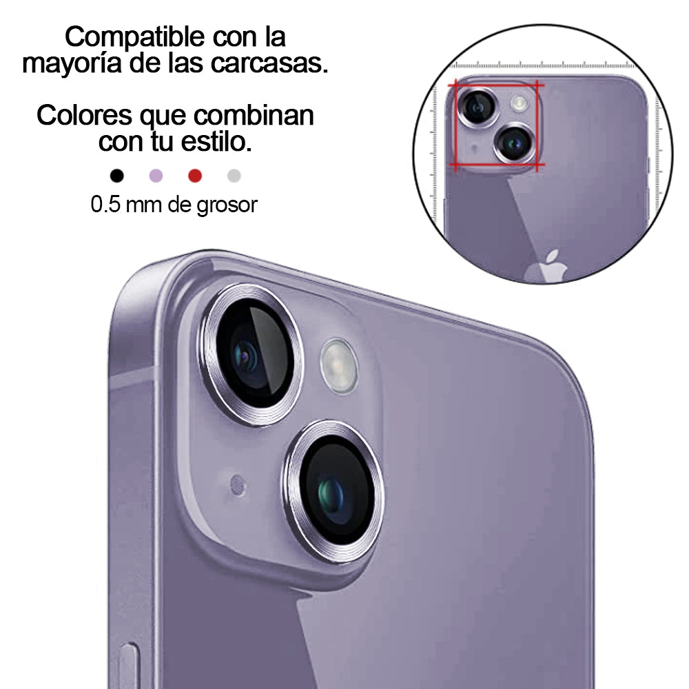 Protector Lente Cámara iPhone 14 / 14 Plus