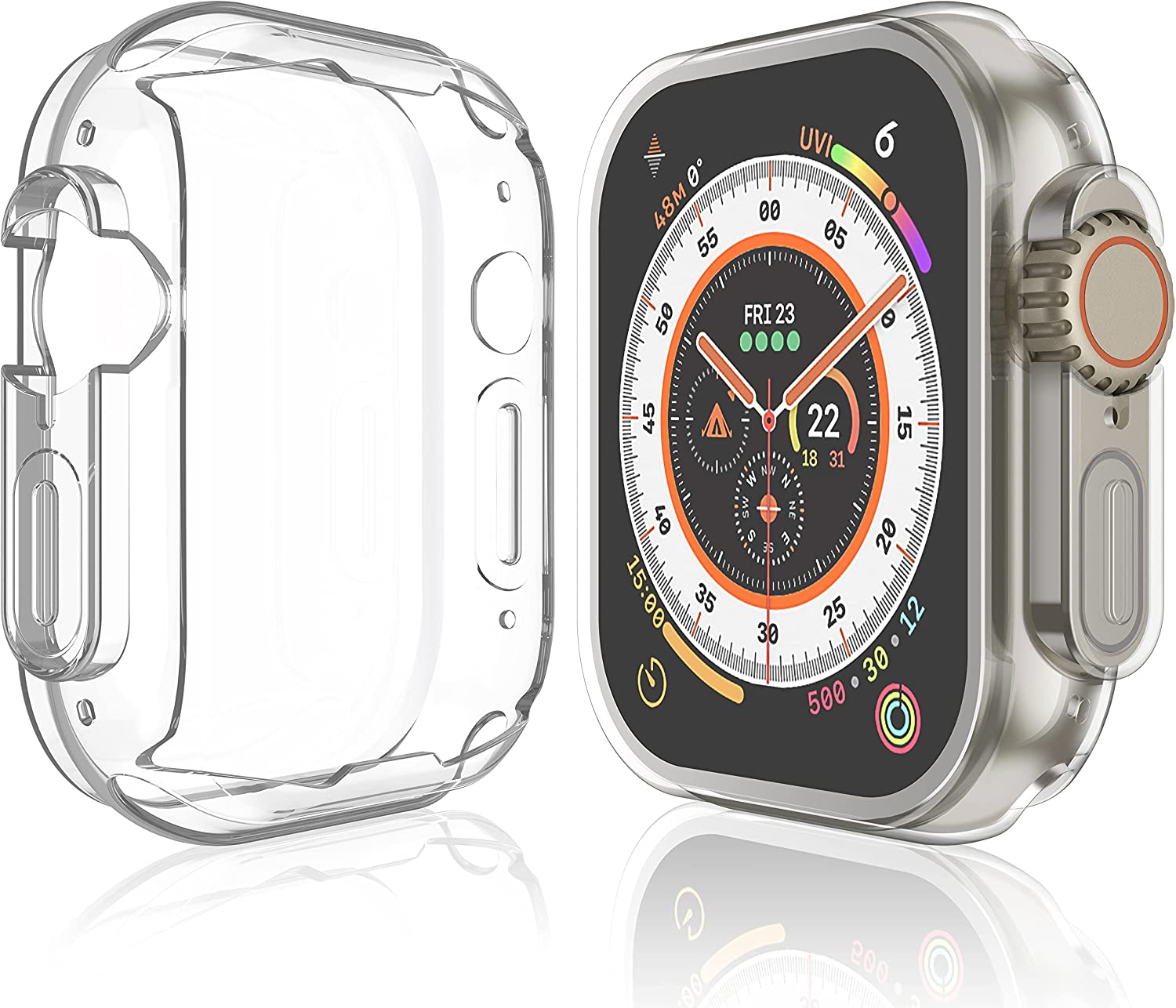 Carcasa Silicona Transparente Apple Watch Ultra 49 MM