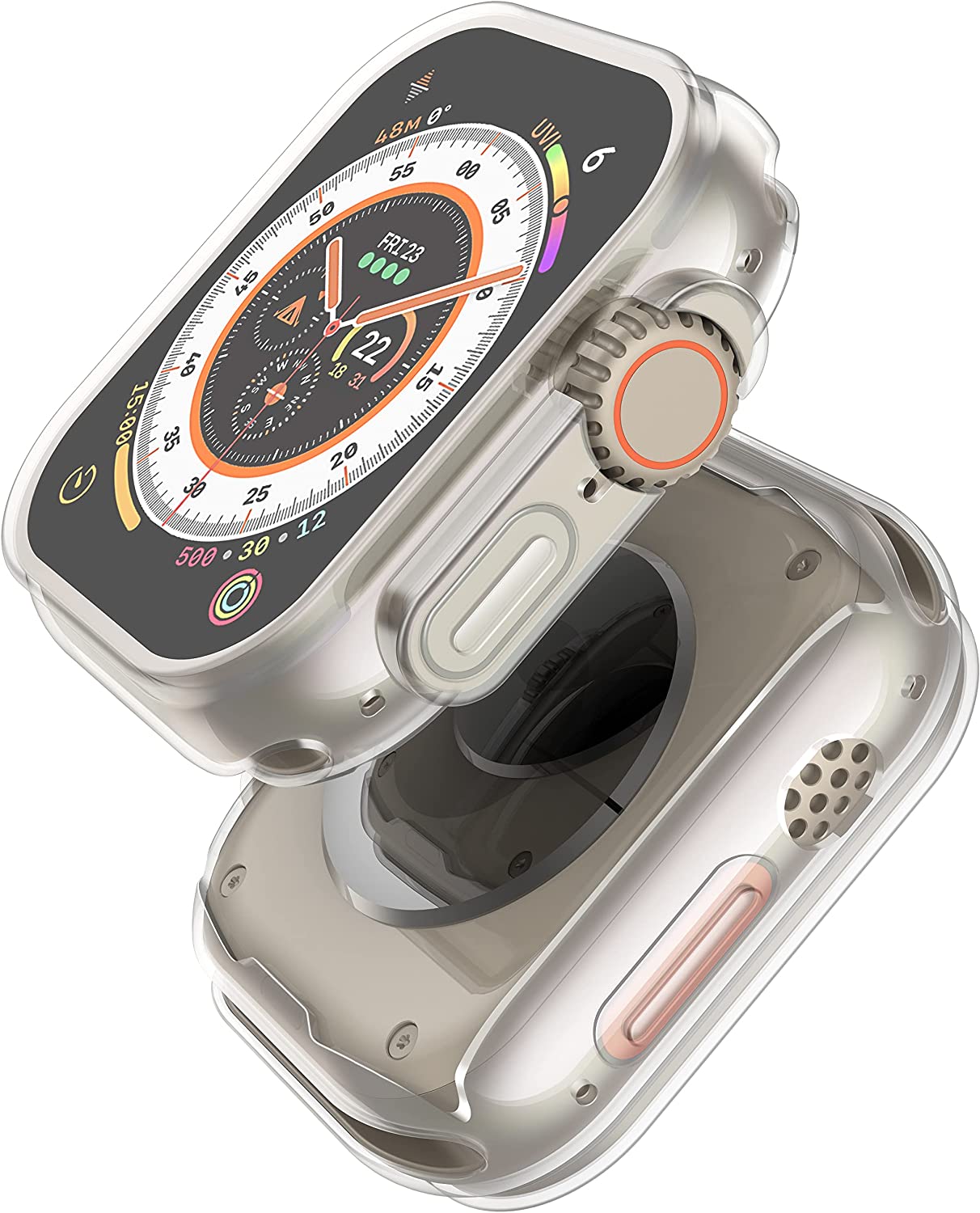 Carcasa Silicona Transparente Apple Watch Ultra 49 MM