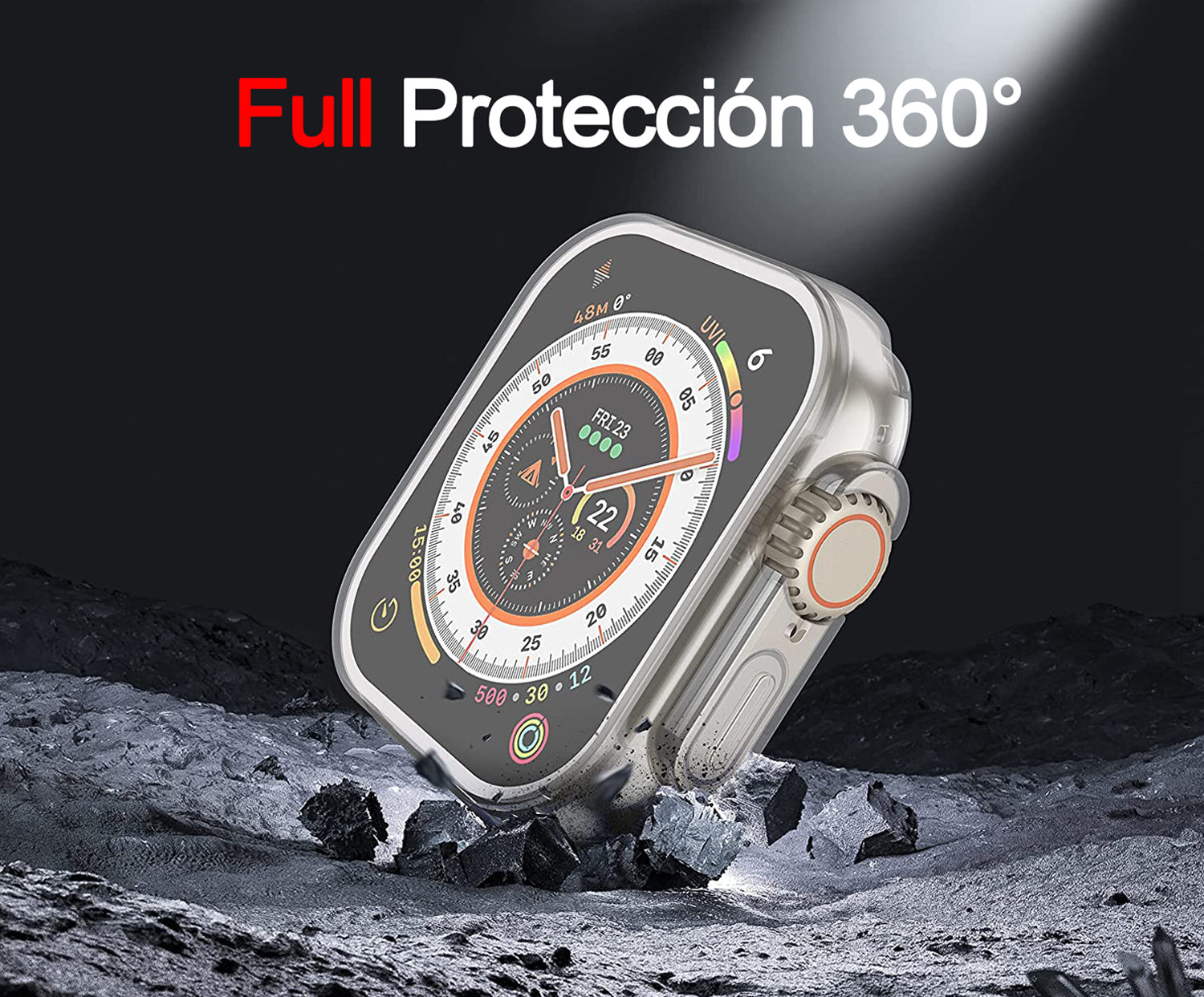 Carcasa Silicona Transparente Apple Watch Ultra 49 MM
