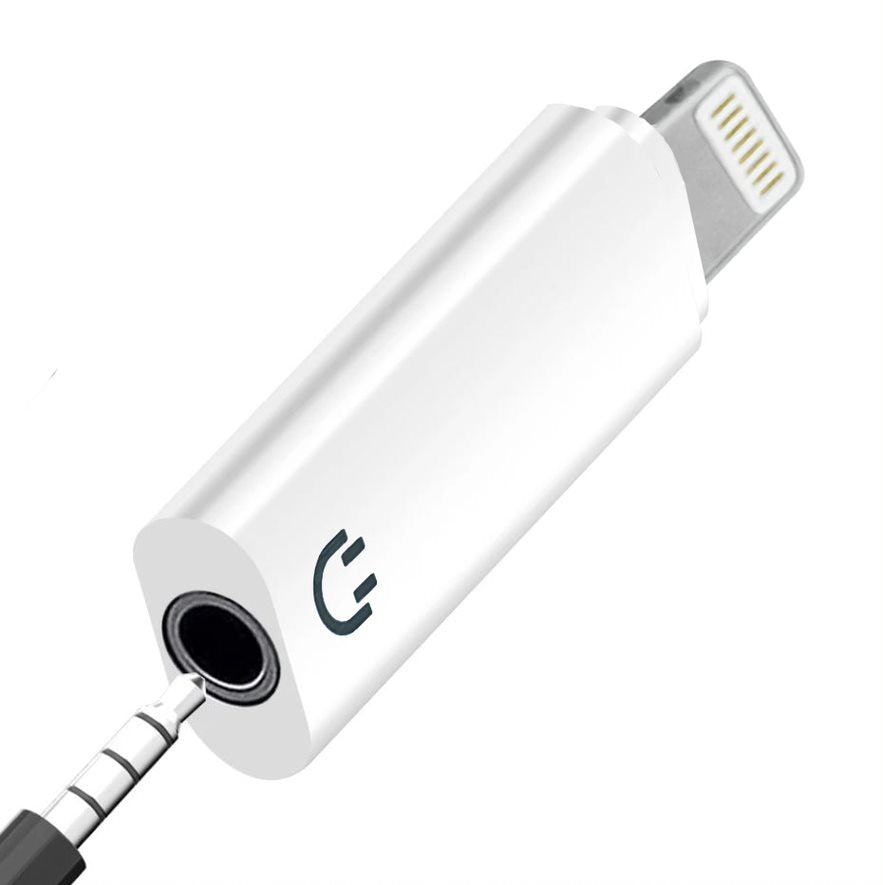 Adaptador Cable Lightning A Mini Plug 3.5 Auriculares iPhone