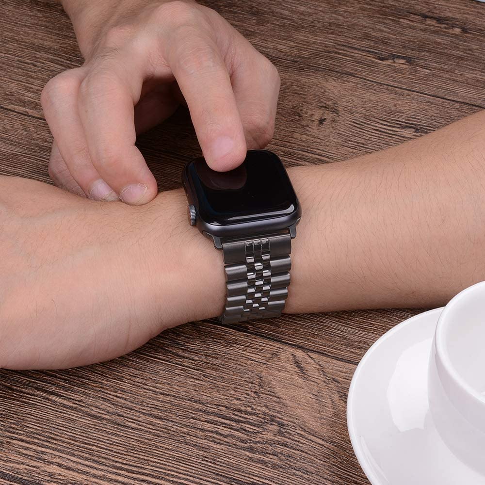 Correa De Acero Modelo Jubilee Para Apple Watch