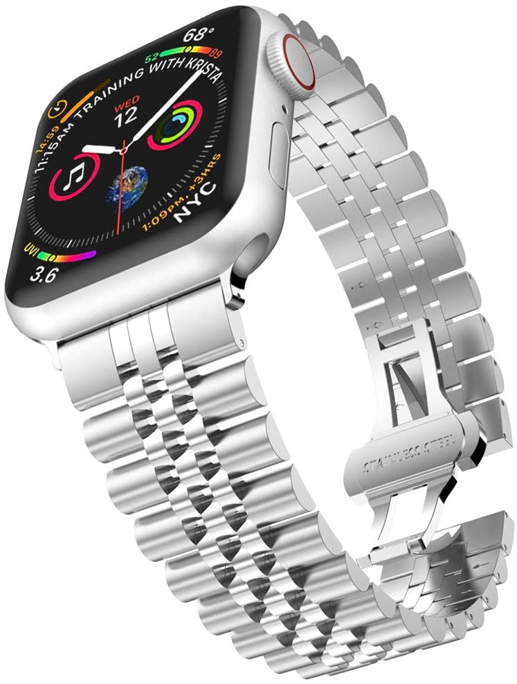 Correa De Acero Modelo Jubilee Para Apple Watch