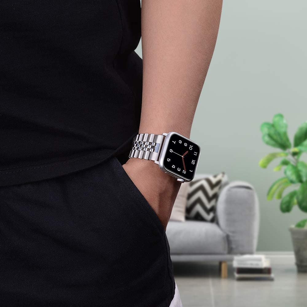 Correa De Acero Modelo Jubilee Para Apple Watch