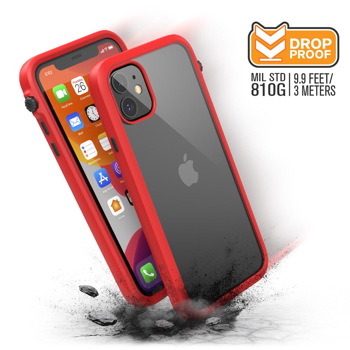 Carcasa Catalyst Impact Protection iPhone 11 - Roja