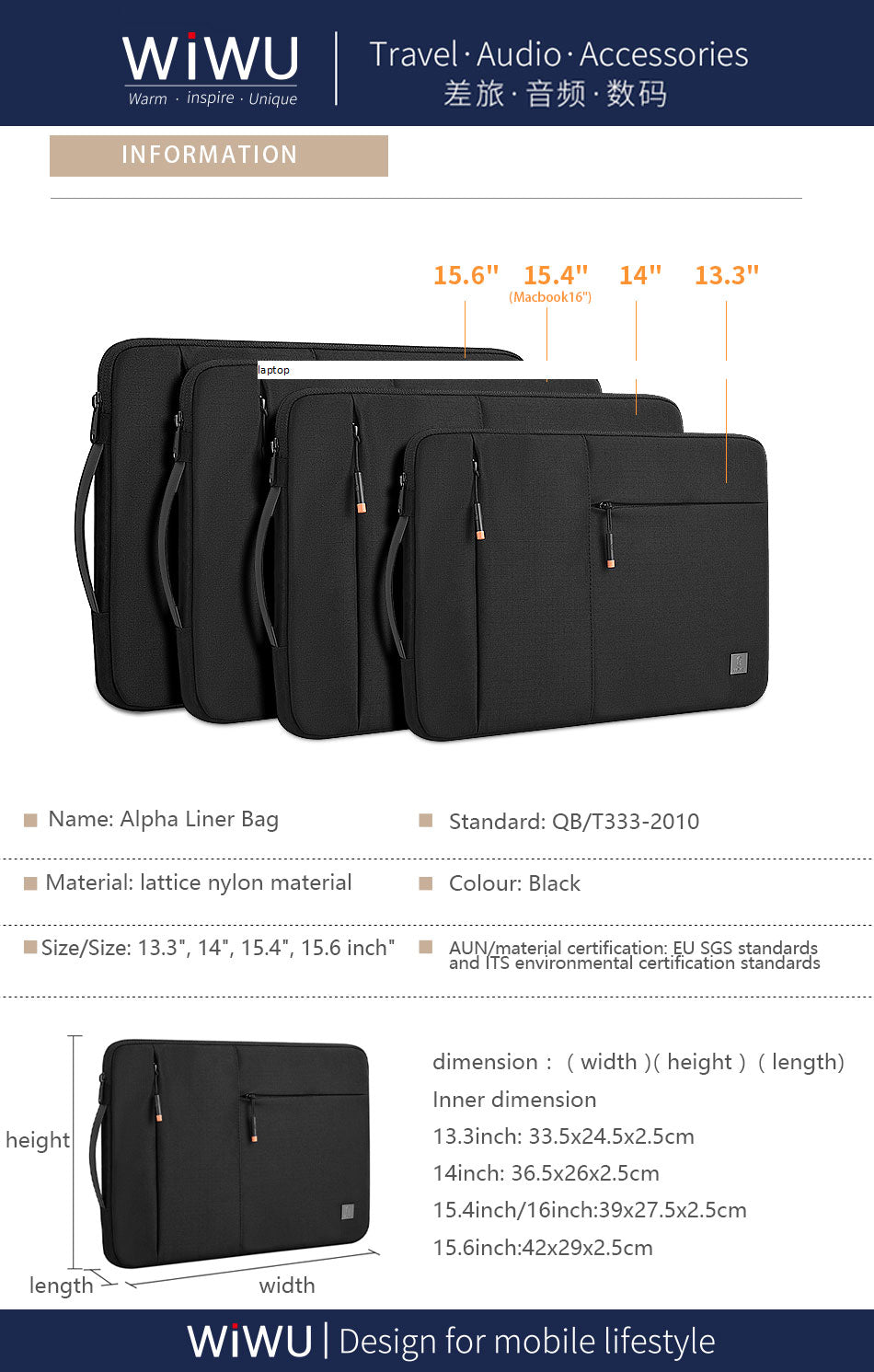 Funda Macbook Notebook Laptop Wiwu Alpha