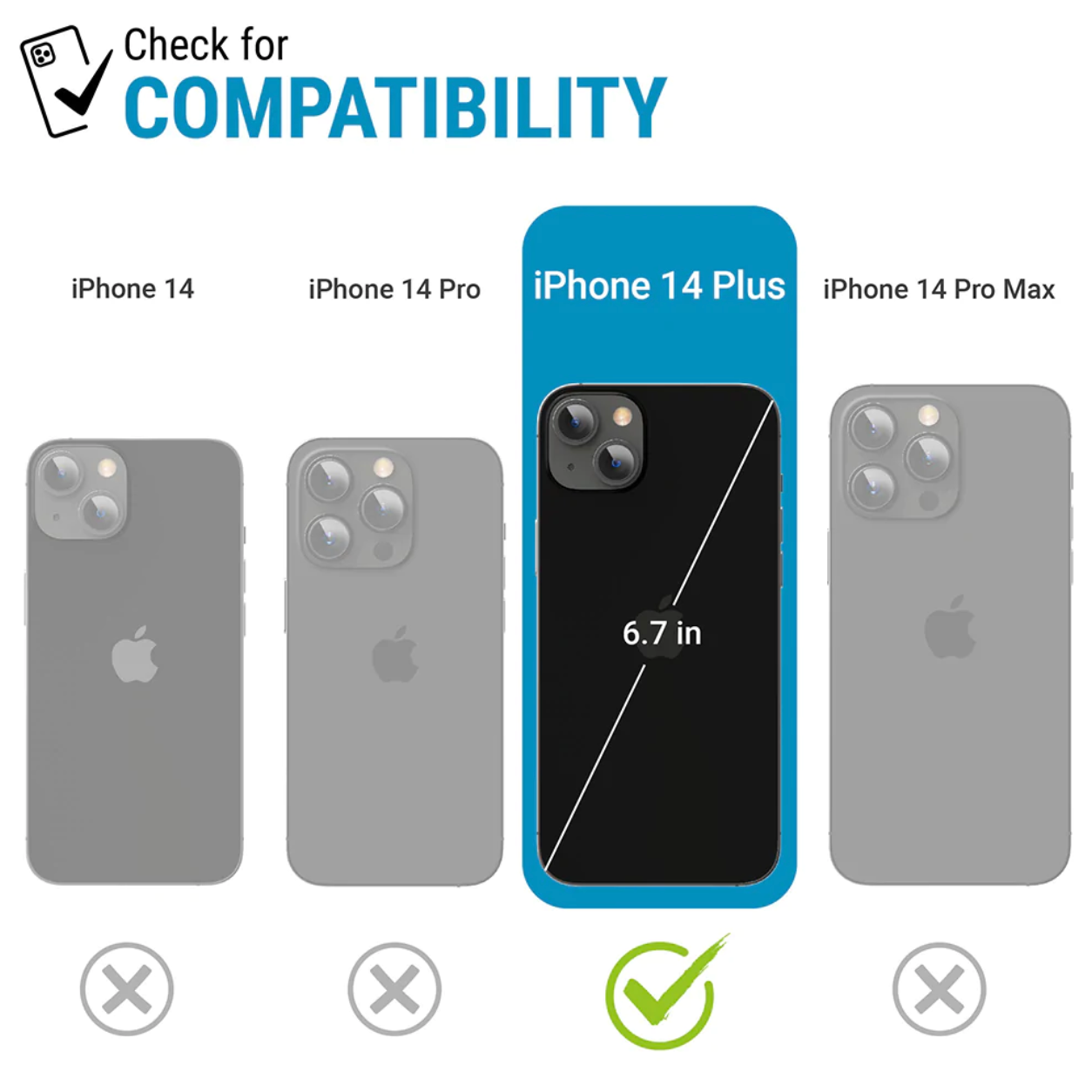 Carcasa Catalyst Influence iPhone 14 Plus - Transparente