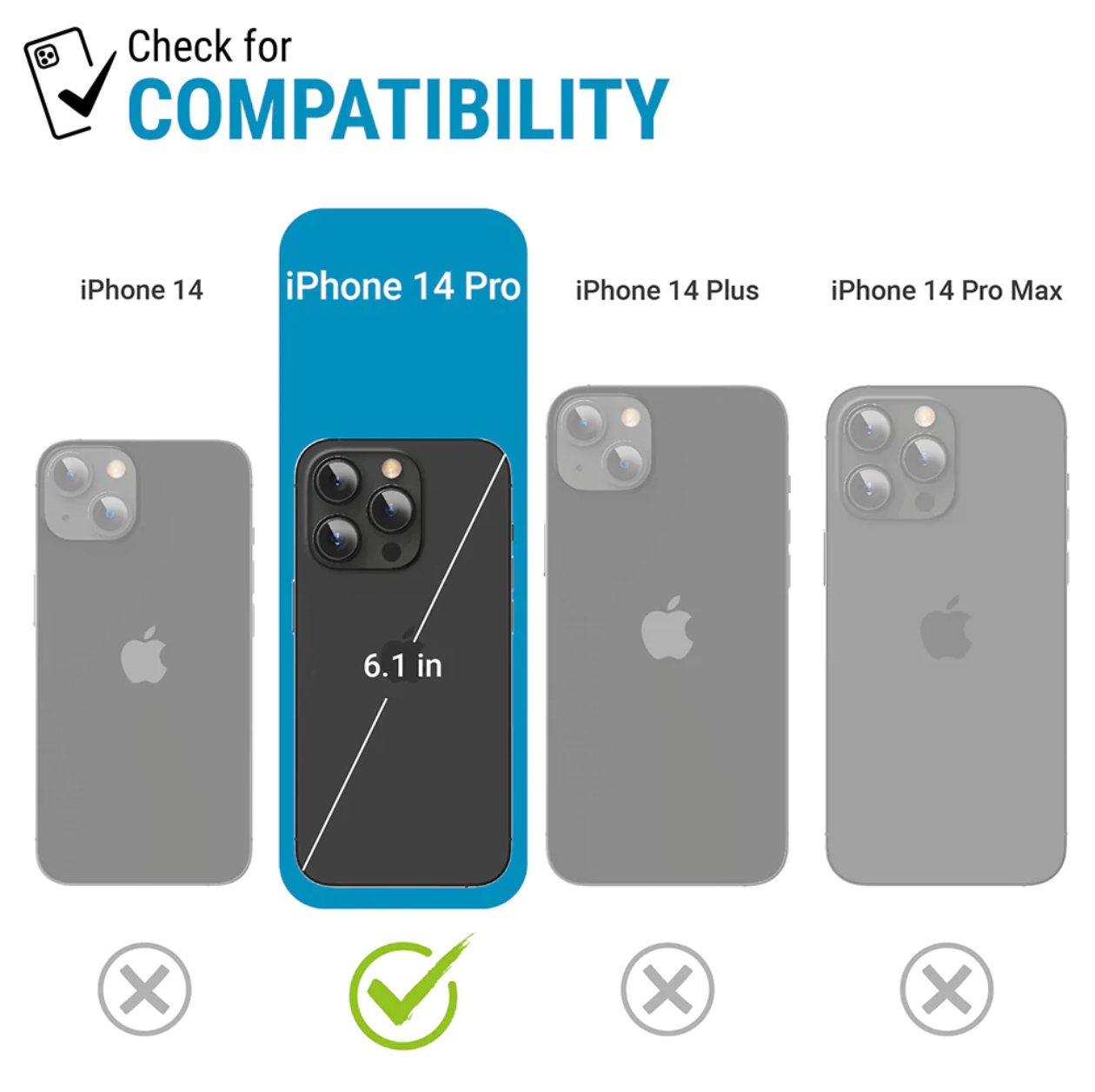 Lámina Antiespía de Vidrio Templado 3D iPhone 14 Pro