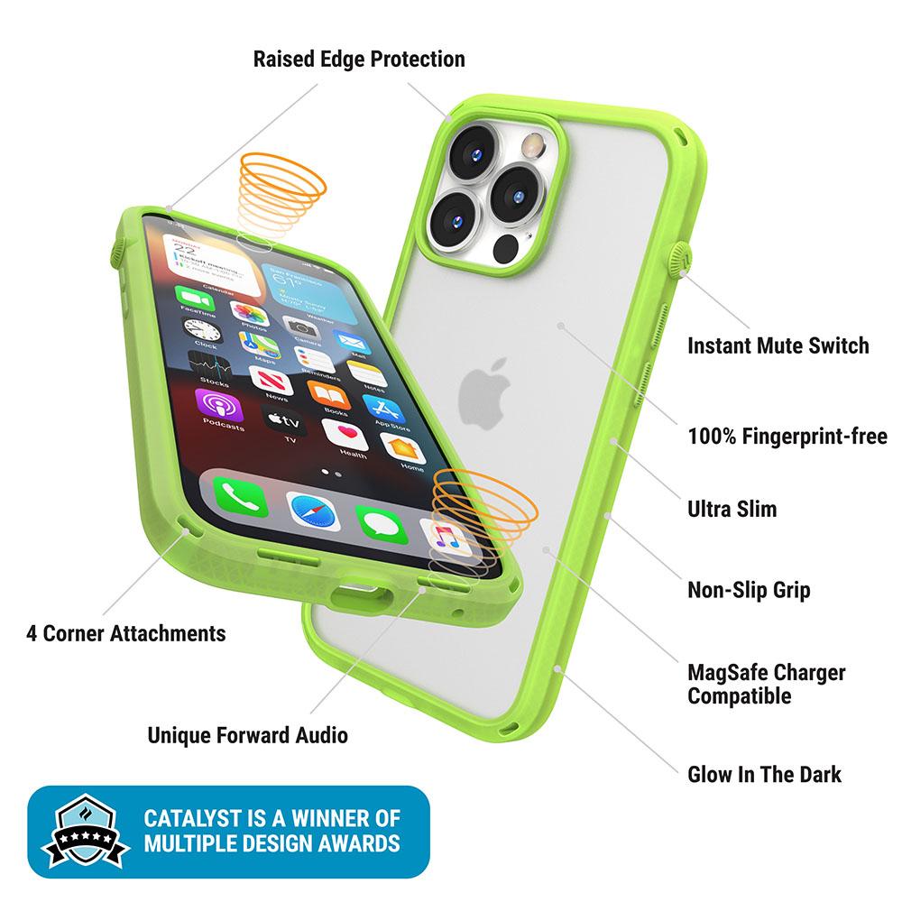 Carcasa Catalyst Influence iPhone 13 Pro - Fluorescente