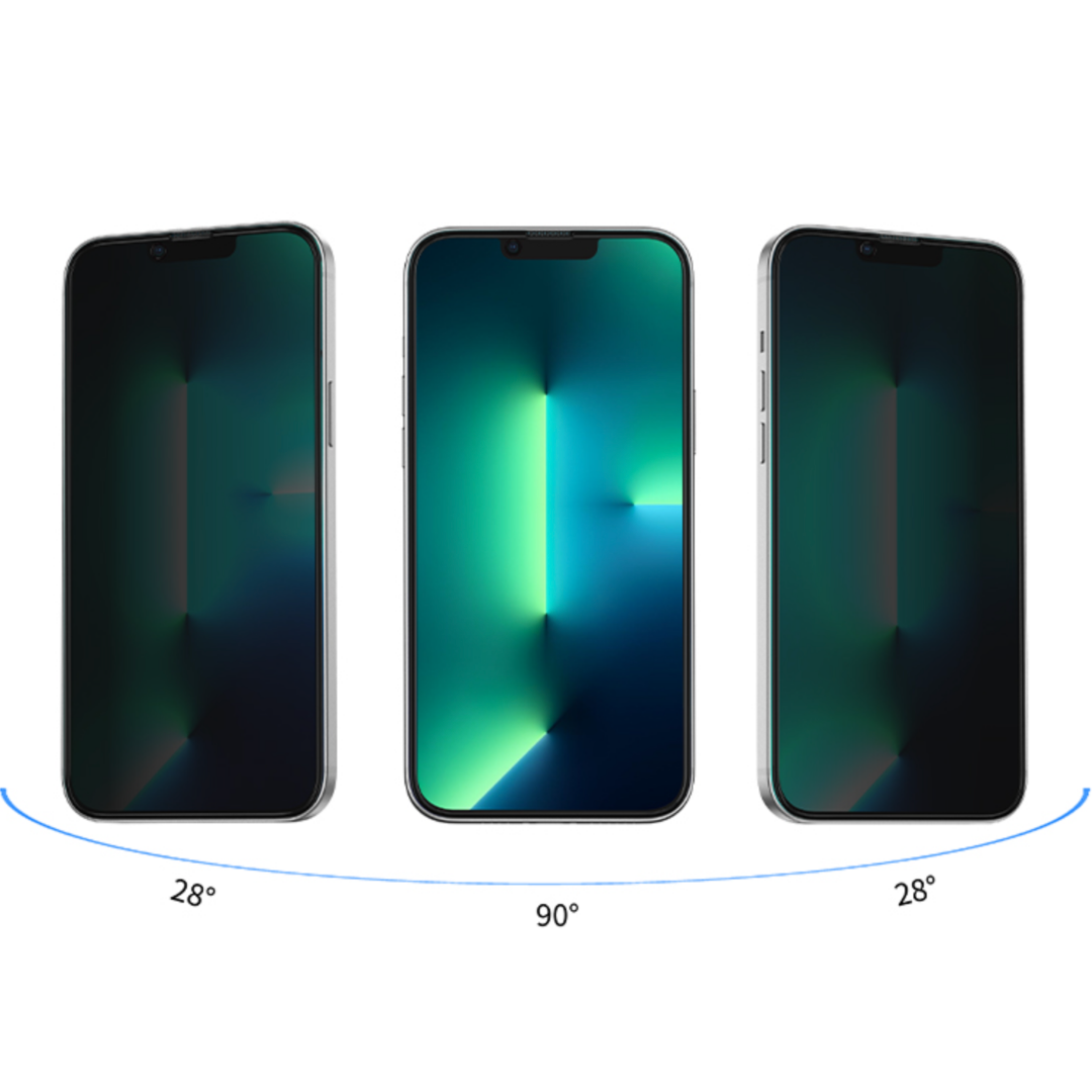 Lámina Antiespia de Vidrio Templado 3D iPhone 13 Pro Max