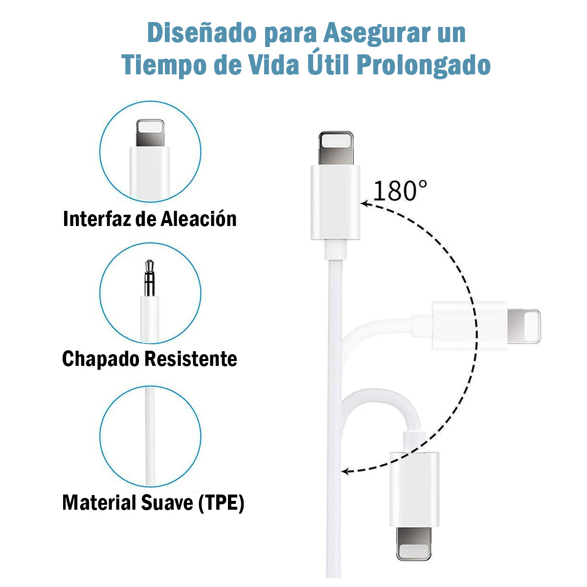 Cable Lightning - Jack 3.5mm