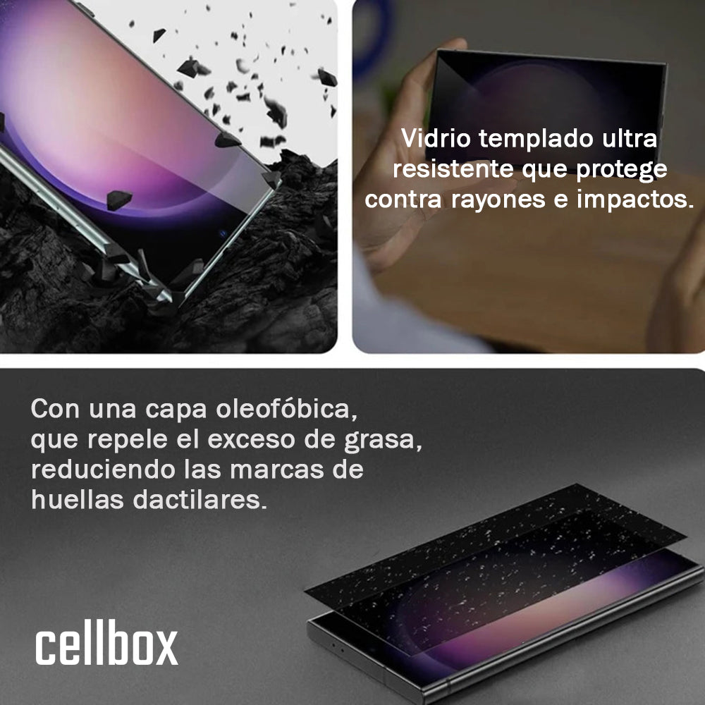 Lámina de Vidrio Templado Antiespia 3D Samsung S26 Ultra