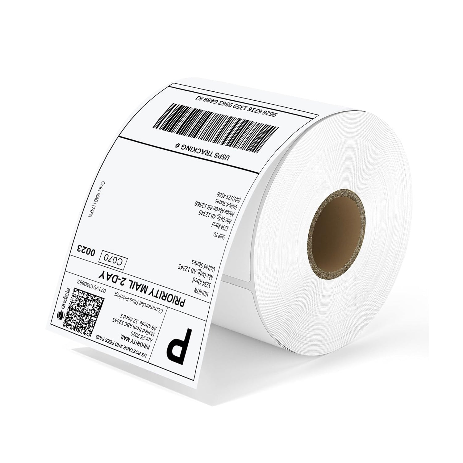 Rollo 500 Etiquetas Adhesivas Térmicas 100x150 mm – Compatible con Impresora Zebra y Otras – Ideal para Envíos y Logística