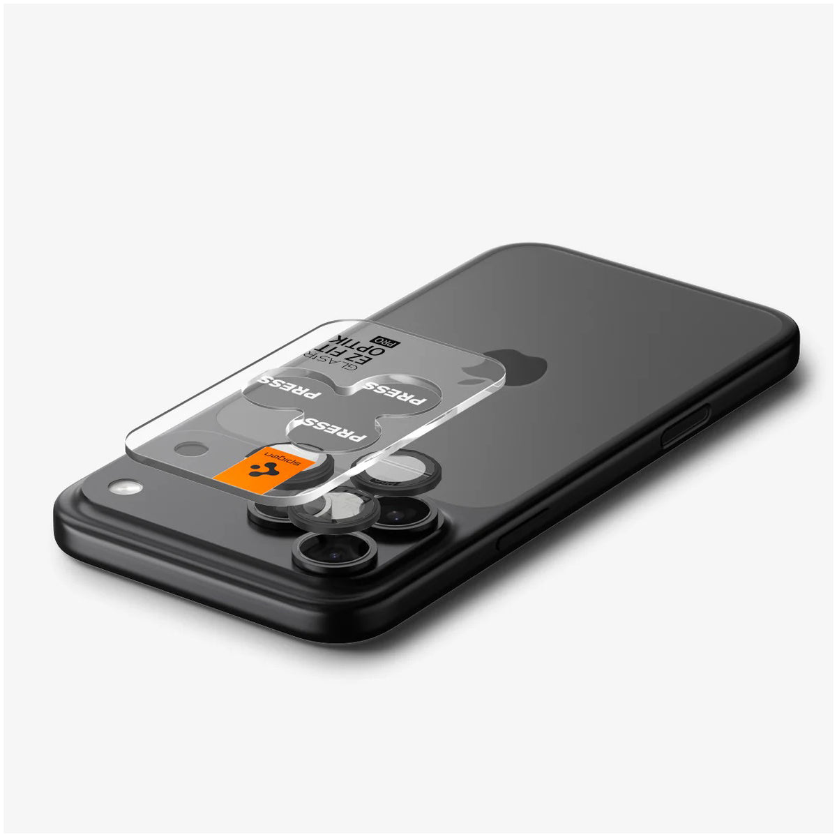 Protector de Lente de Cámara Spigen Optik Pro EZ Fit Para iPhone 17 Pro Max / 17 Pro – Vidrio 9H