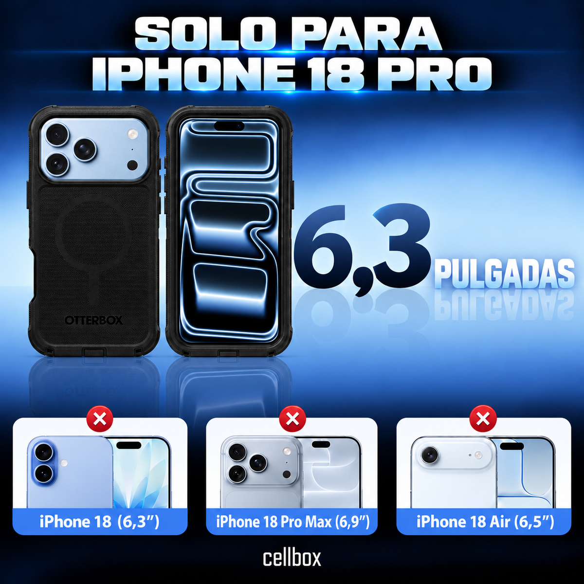 Carcasa iPhone 18 Pro Otterbox Defender Magsafe
