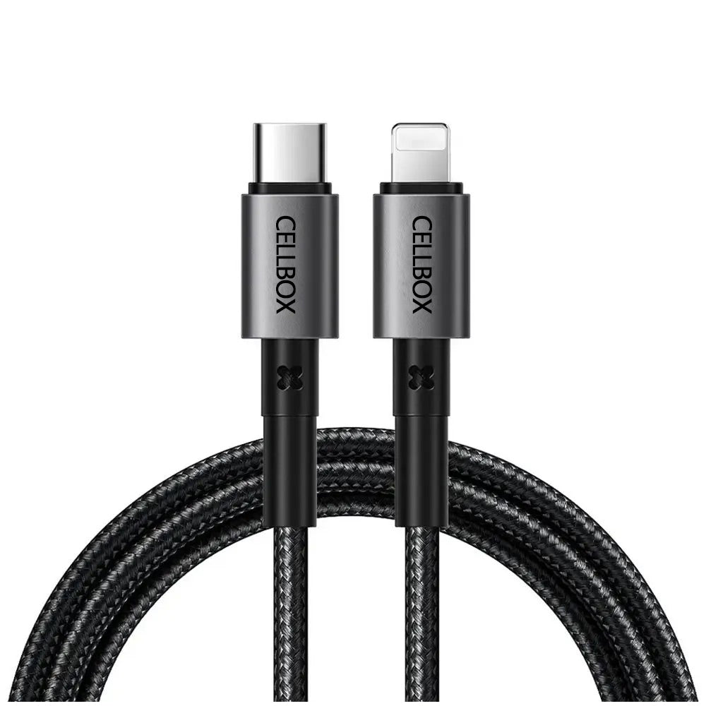 Cable Tipo C a Lightning Cellbox – Carga Rápida 36W / 3A y Transferencia de Datos | 1,8 Metros