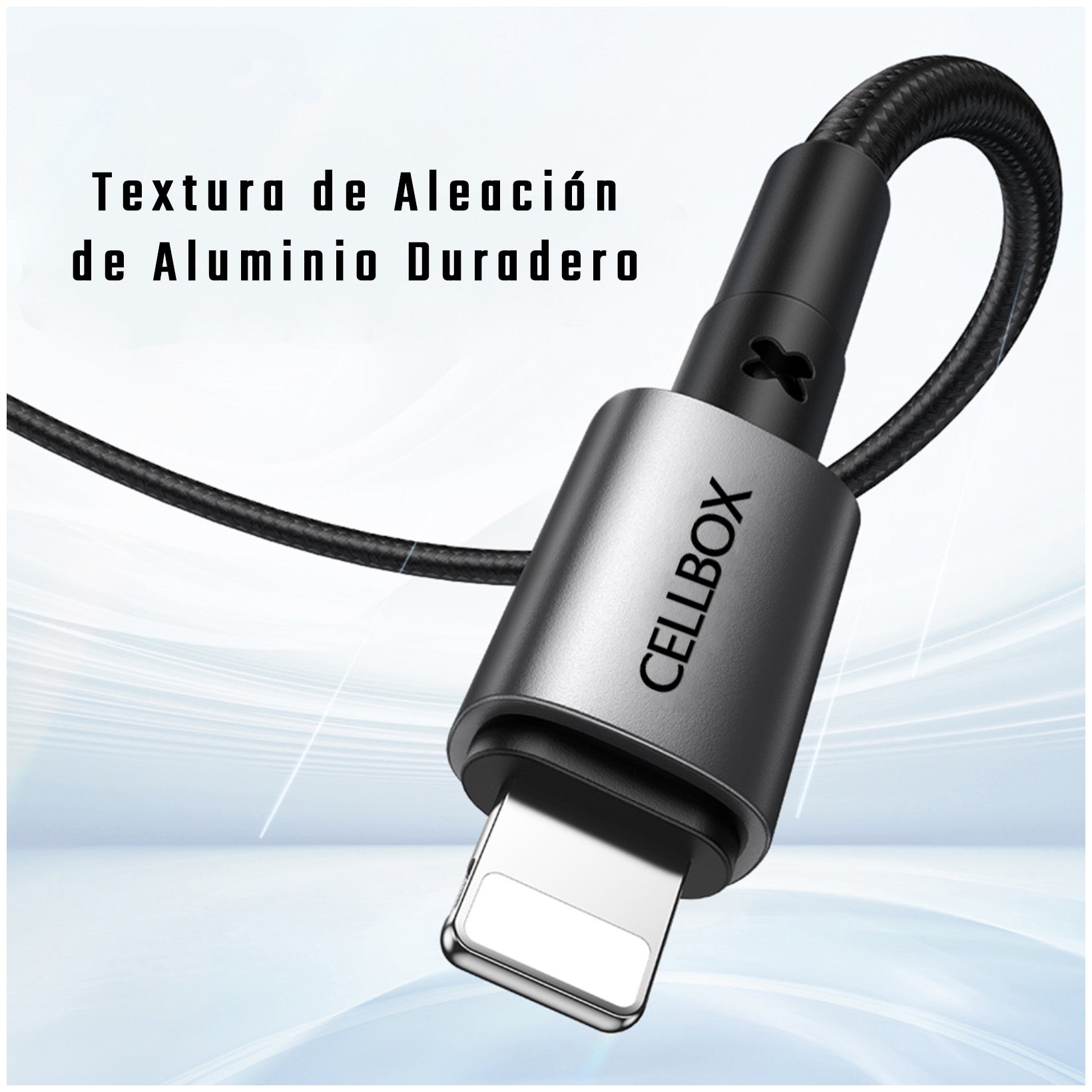 Cable Tipo C a Lightning Cellbox – Carga Rápida 36W / 3A y Transferencia de Datos | 1,8 Metros