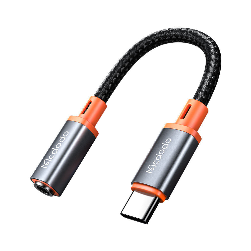 Cable Mcdodo Tipo - C a Audio 3.5mm Hembra - 11 CM – Adaptador de Audio Premium para Celulares y Laptops