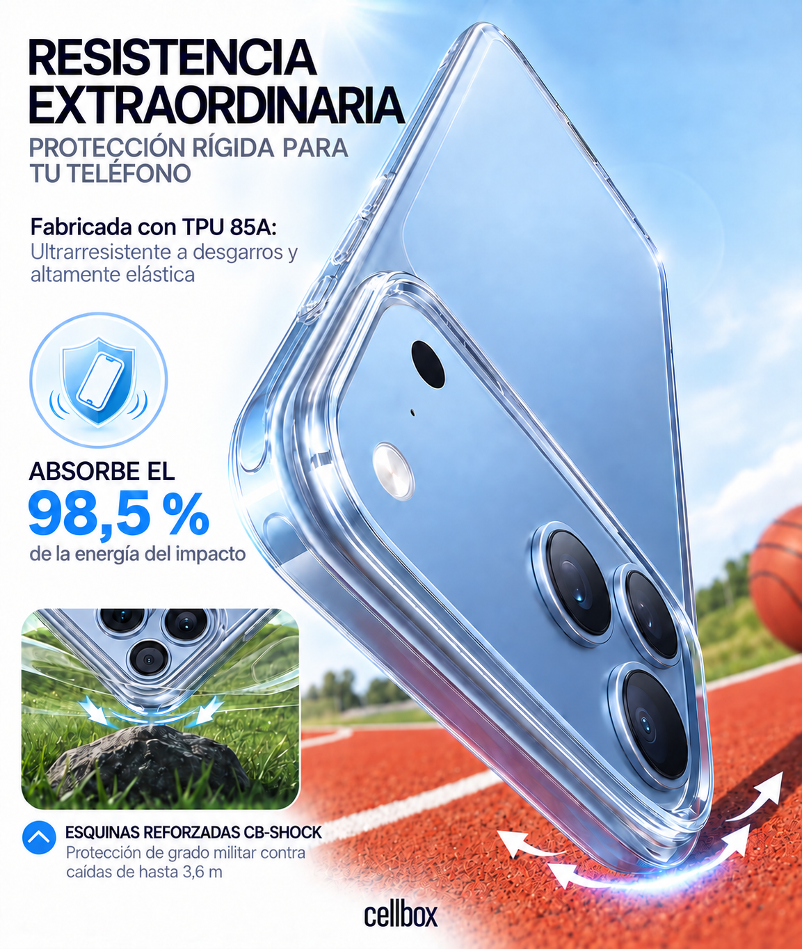Carcasa Delgada Antigolpe – Protección Premium iPhone 18 Pro