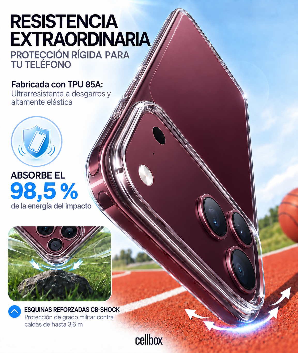 Carcasa Delgada Antigolpe – Protección Premium iPhone 18 Pro Max