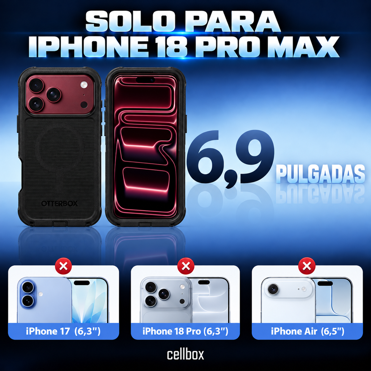 Carcasa iPhone 18 Pro Max Otterbox Defender Magsafe