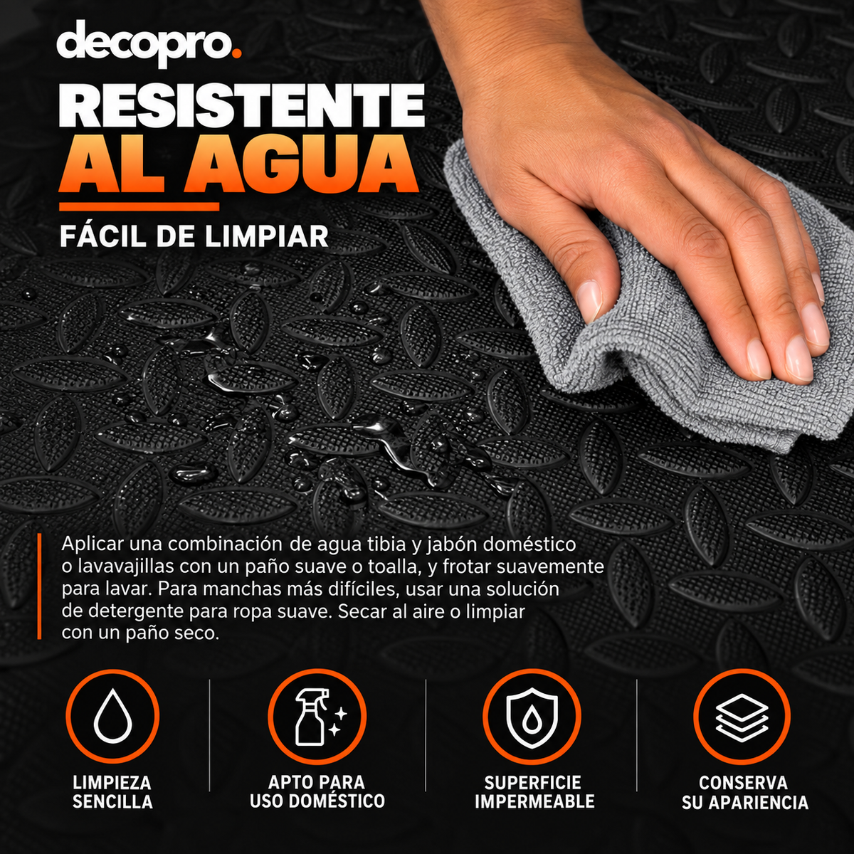 Pack 8 Piezas Piso Puzzle Goma EVA Antideslizante Decopro 60 x 60cm