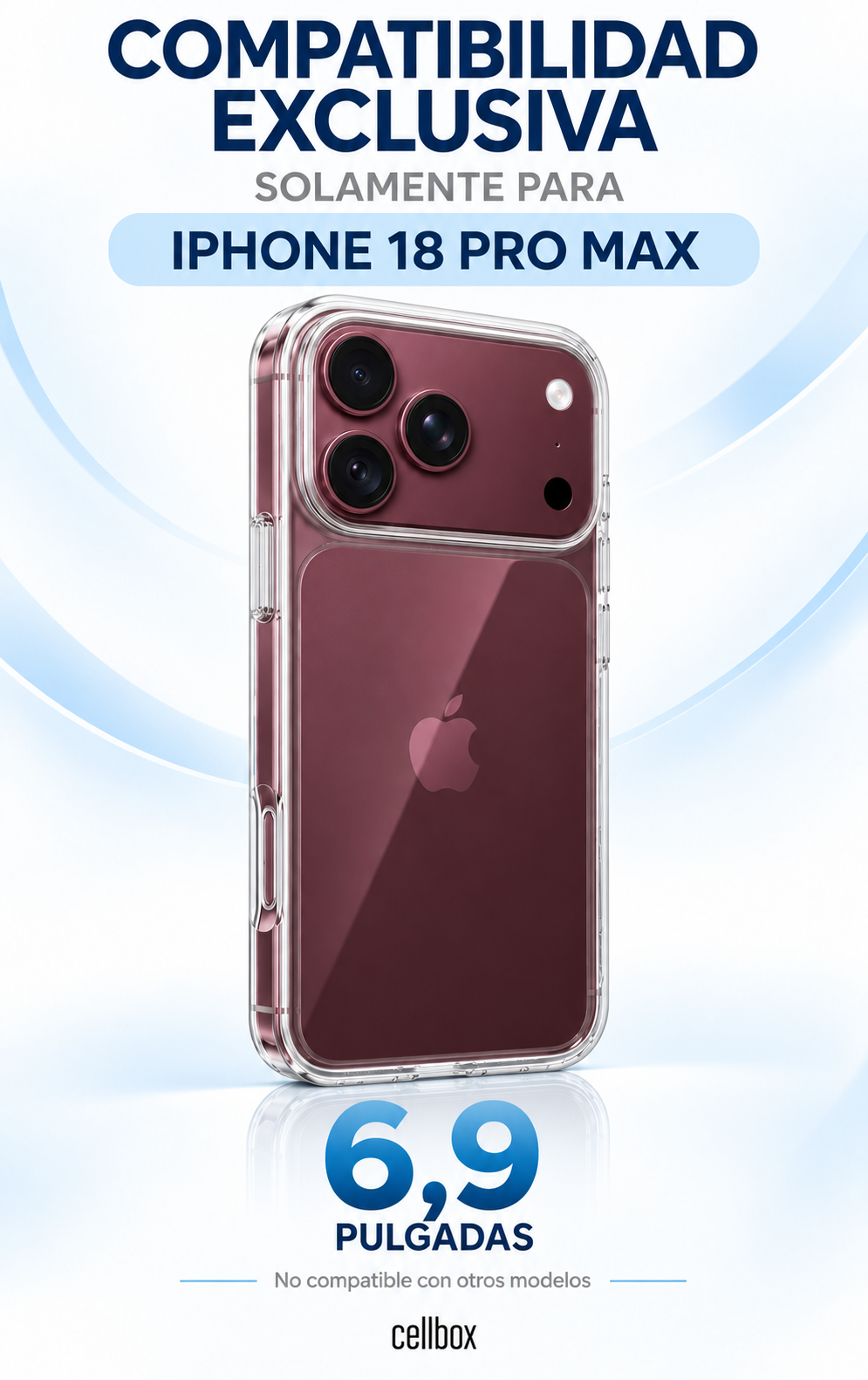 Carcasa Delgada Antigolpe – Protección Premium iPhone 18 Pro Max