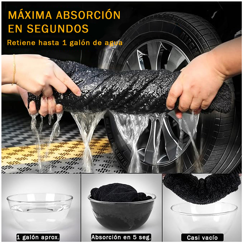 Toalla Decopro de Secado Automotriz XL 60×90 cm – Microfibra 1200 GSM Ultra Absorbente
