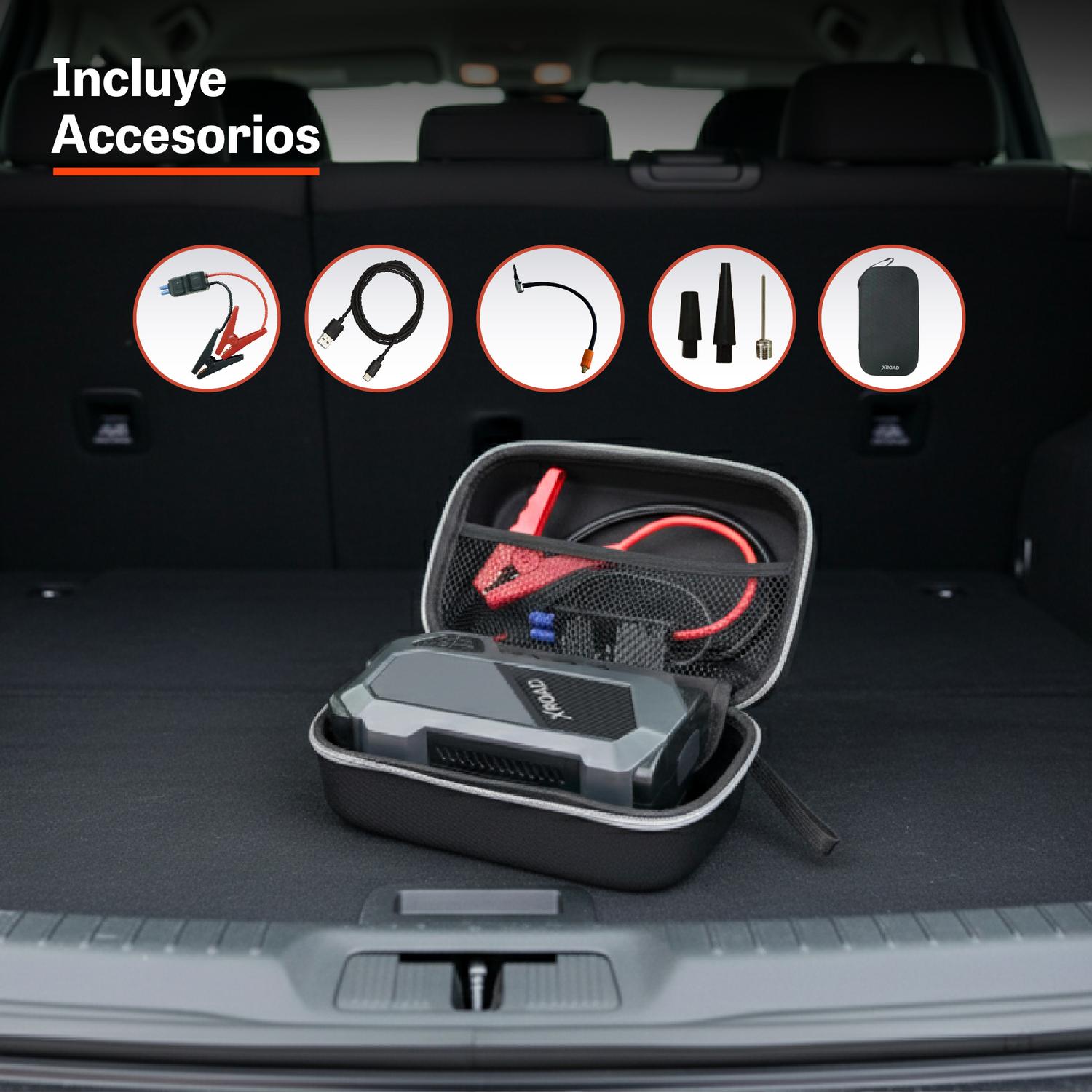 Partidor de bateria XRoad - iluminacion de emergencia