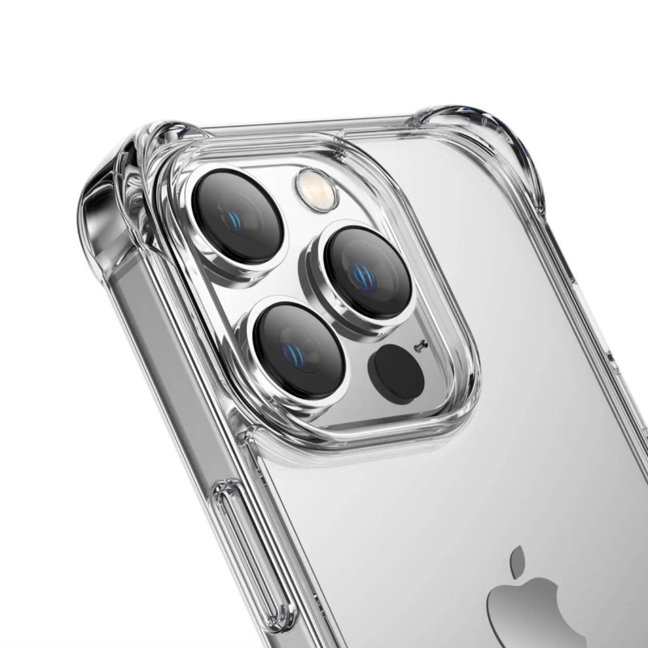 GENERICO Carcasa Para iPhone 15 Pro Max Transparente Reforzada