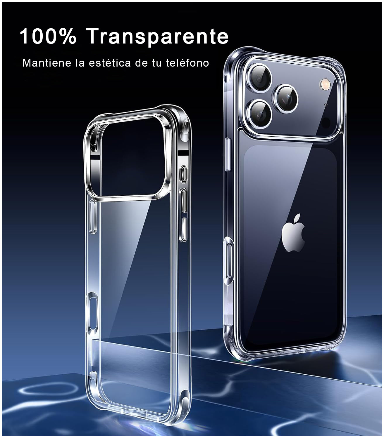 Carcasa Antigolpe Esquinas Reforzadas iPhone 17 Pro - PREVENTA - ENTREGA 15 OCTUBRE