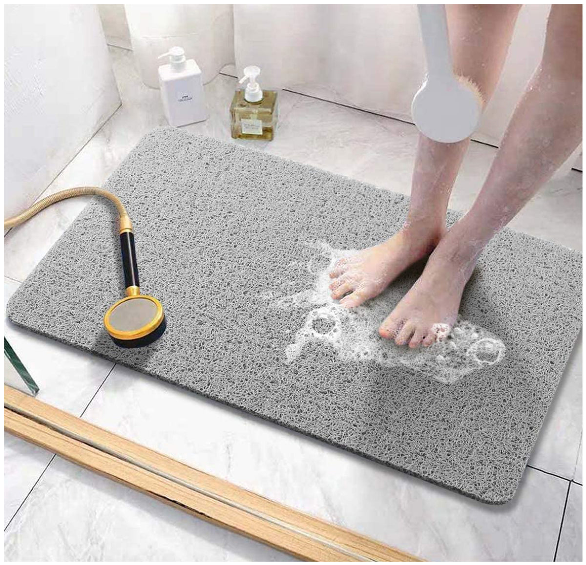 Alfombra Antideslizante de Baño PVC 60x40 cm – Decopro